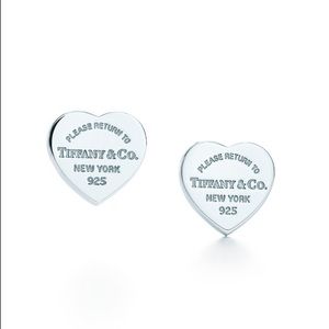 Tiffany & Co. Mini Heart Tag Earrings